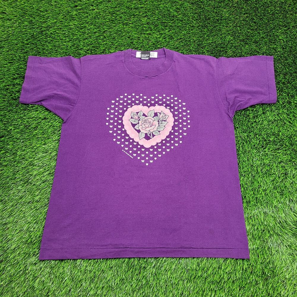Vintage 1991 Screen-Stars Shirt Womens XL 22x26 USA
